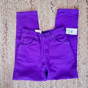 Vintage 90s deadstock NWT Arizona purple denim jeans